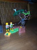 Savane soigneurs et gorilles playmobil