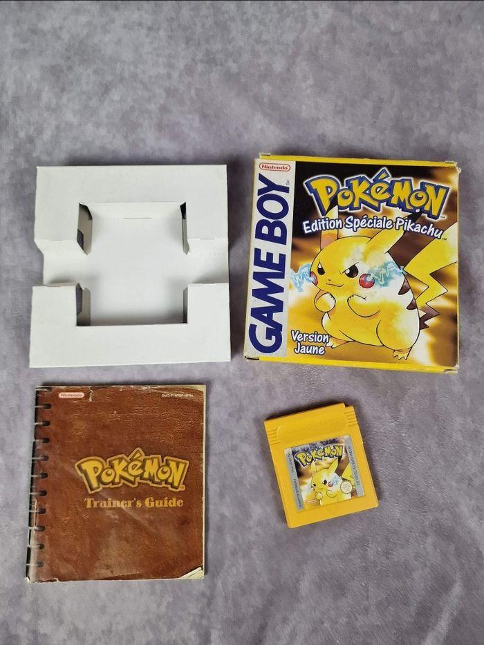 Lot 2 jeux Pokemon Jeaune et Bleue complets + GBC pokemon complet - photo numéro 4