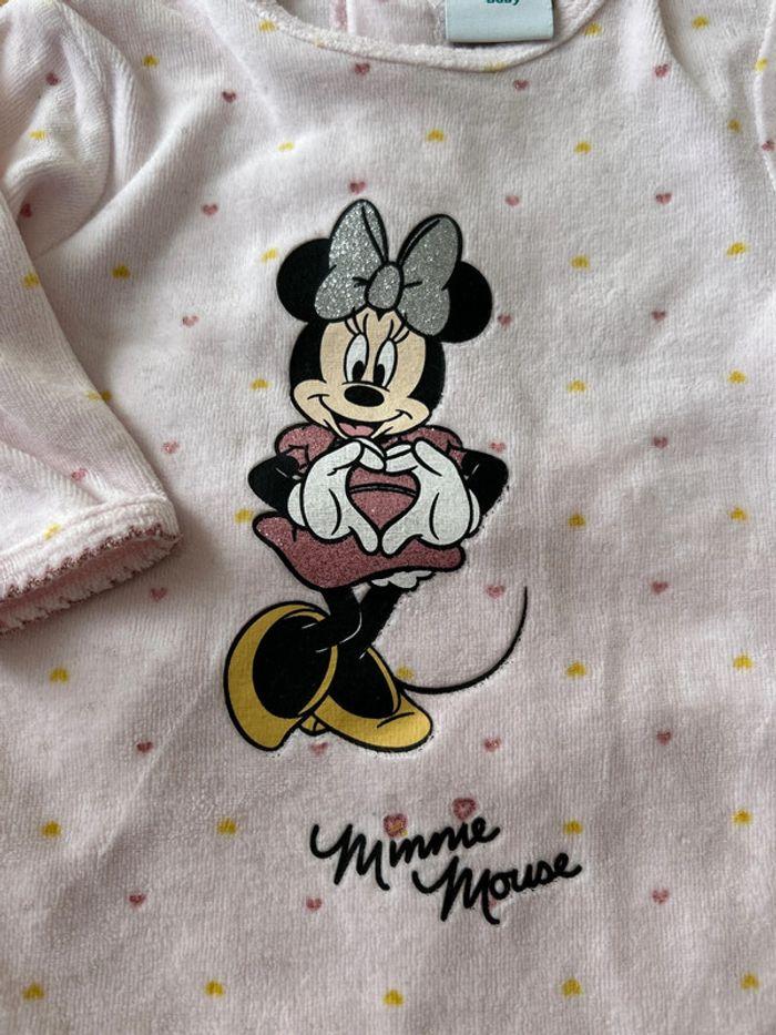 Disney baby Minnie - pyjama velours - photo numéro 3