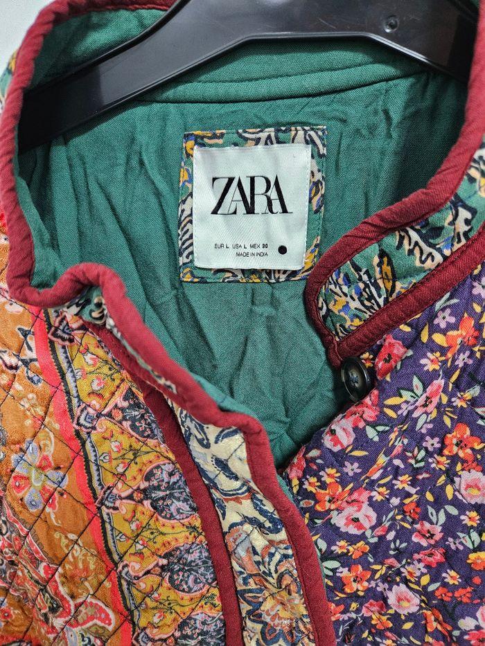 Veste patchwork zara - photo numéro 2