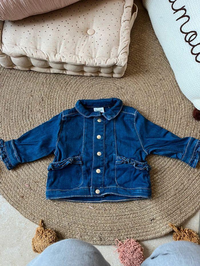 Veste en jean bébé fille - photo numéro 2