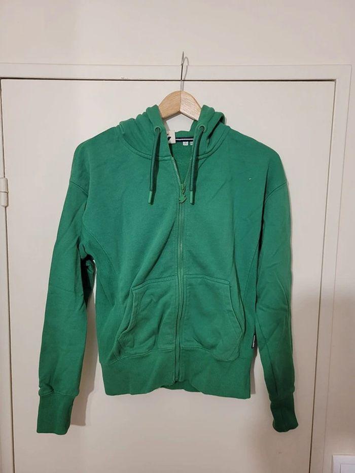 sweats à capuche Superdry vert taille 36 - photo numéro 1