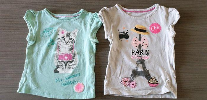 2 tee-shirts manche courte 2ans orchestra - photo numéro 1