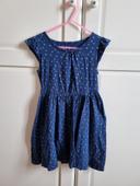 Robe bleue marine La Halle 6 ans