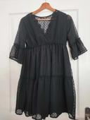 robe noire shein