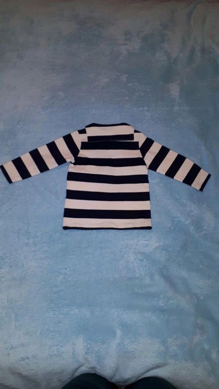 Pull marinière en coton Petit Bateau 18 mois - photo numéro 4