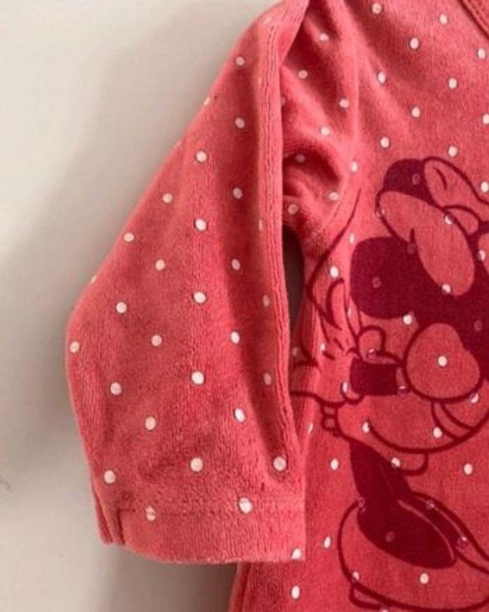 Pyjama grenouillère velours rose 12 mois Disney - photo numéro 7