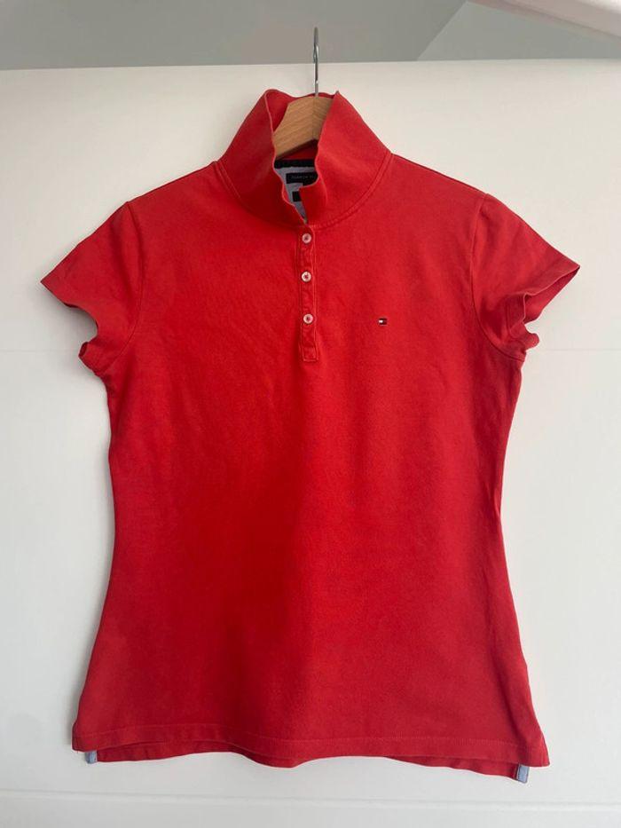 Polo orange - Tommy Hilfiger - taille L - photo numéro 2