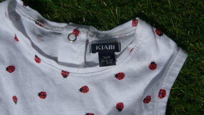 Robe blanche Coccinelle Kiabi 36 mois/3 ans - photo numéro 3