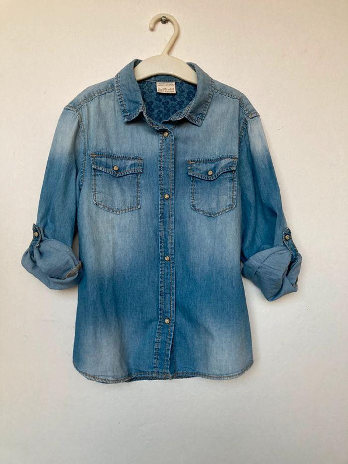 Zara chemise en jean 7/8 ans - photo numéro 12