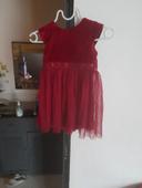 Robe rouge fille 2 3 ans