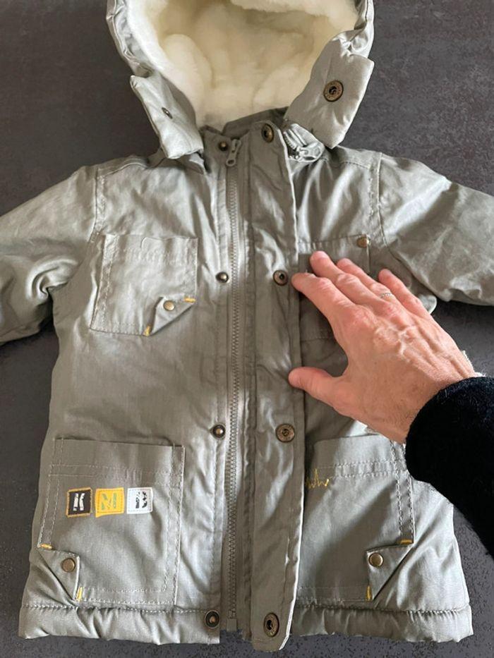 Manteau intérieur chaud 6 mois garçon - photo numéro 2