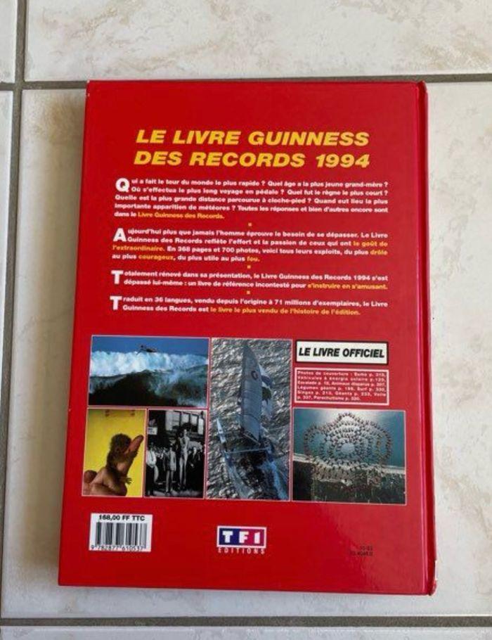 Livre des guinness des records de 1994 - photo numéro 2