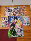 Lot Anime manga Magazines Catalogues Vintages anciens collection collectionneurs lecteurs Geek Otaku