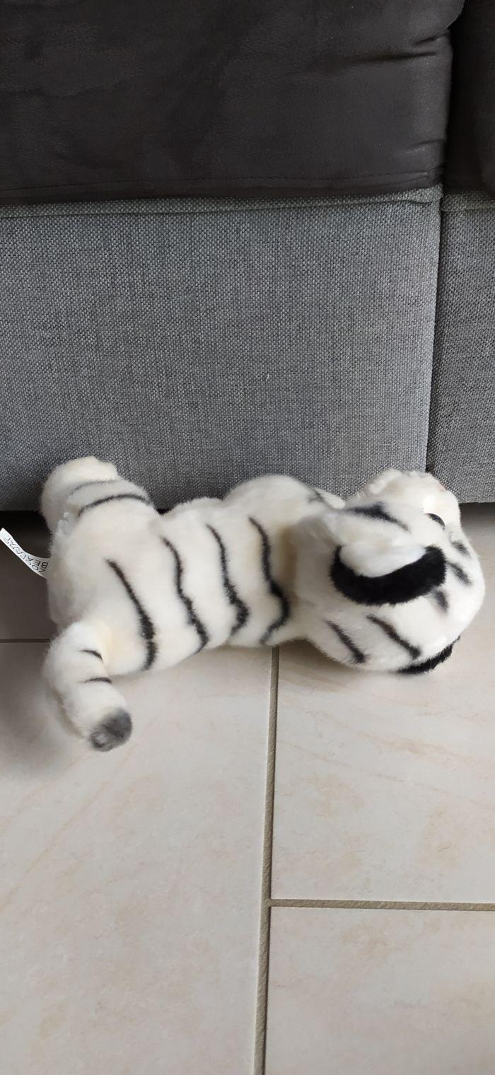 Peluche tigre  Blanc - photo numéro 4