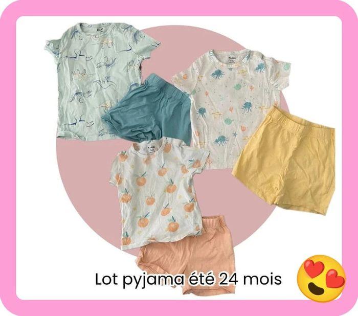 🐣 lot pyjama 24 mois été kiabi 🐣 - photo numéro 1