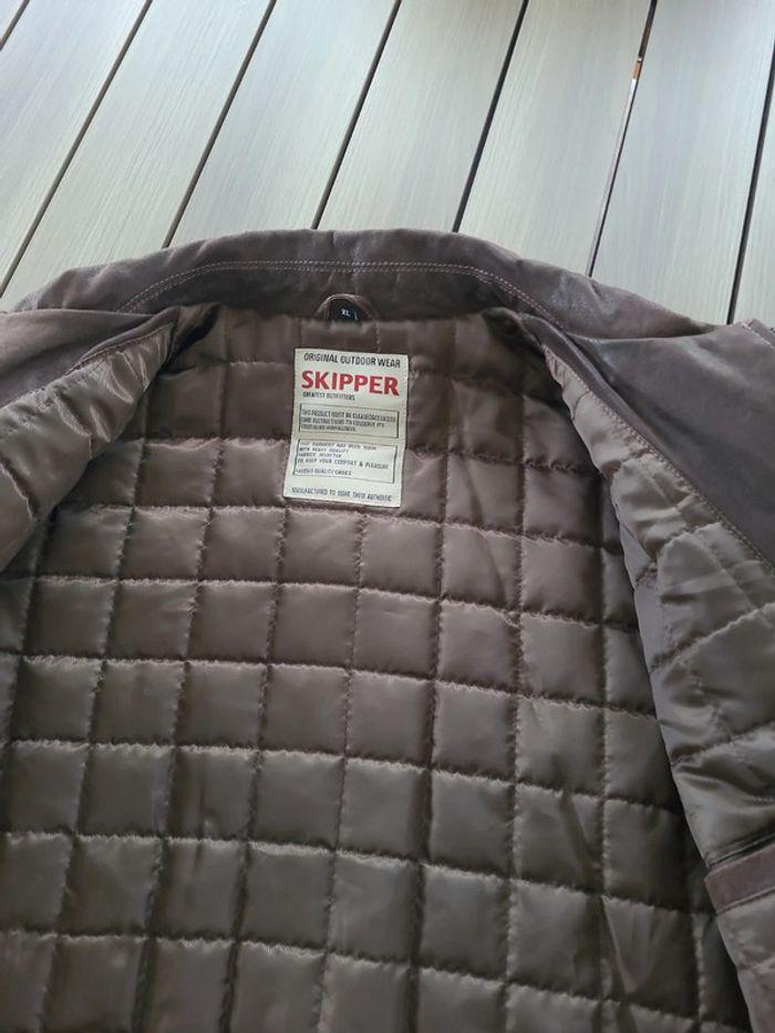 Veste skipper croûte de cuir de porc - photo numéro 2