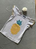 Tee shirt ananas Okaidi 6 ans