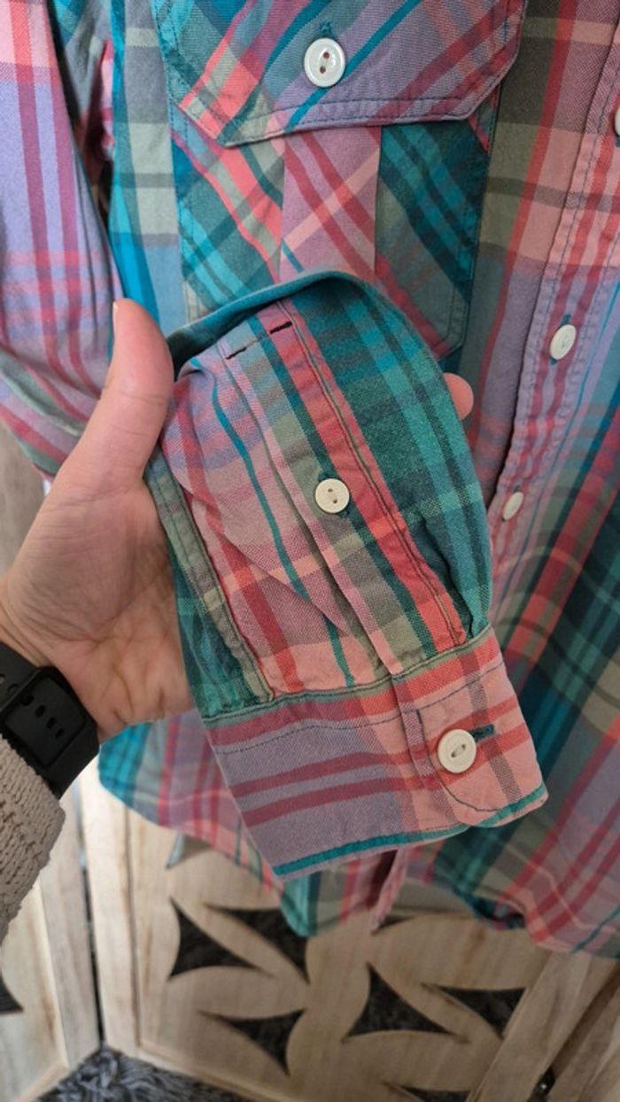 Chemise à carreaux rose à rayures Levi's - photo numéro 4