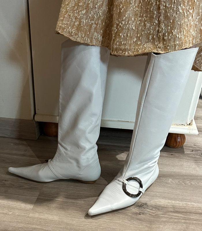 Bottes blanches 39 - photo numéro 2