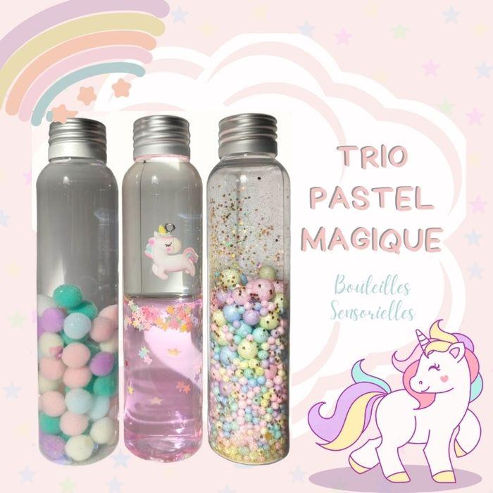 Bouteille sensorielle Licorne pastel 🦄