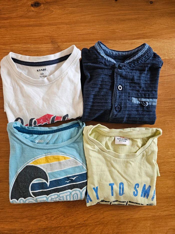 Lot de 4 t-shirts manches courtes - photo numéro 1