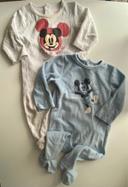 Disney Baby Lot de 2 pyjamas Mickey 12mois