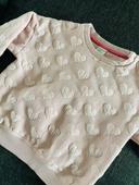 Pull rose 2ans