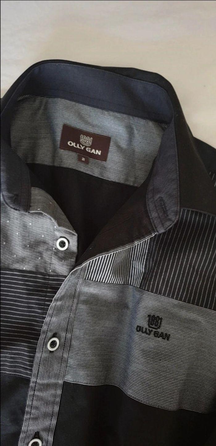 Chemise grise et noire Ollygan T2 - photo numéro 6