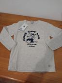 tee shirt manches longues neuf 5 ans Petit Bateau