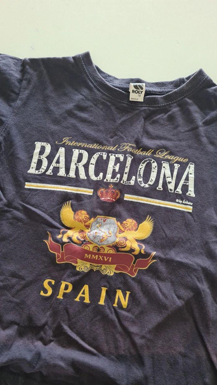 Tee shirts barcelona 8 ans garçon - photo numéro 2