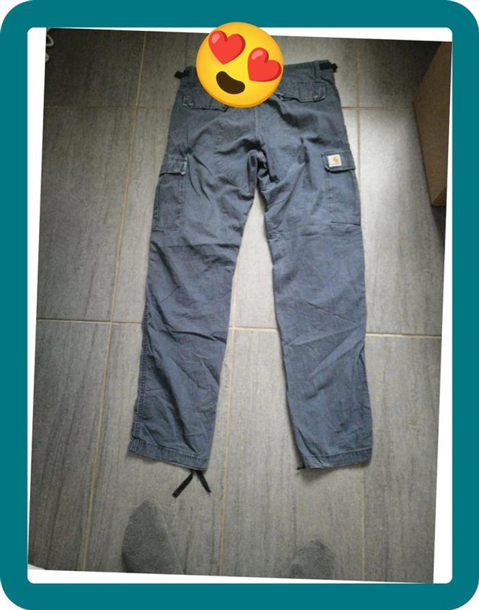 Jean femme carhartt bleu ciel taille 40 - photo numéro 5