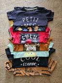 Lot de 7 Tee-shirts manches courtes