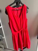 Robe corail/rouge