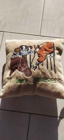 Coussin motif Chevaux