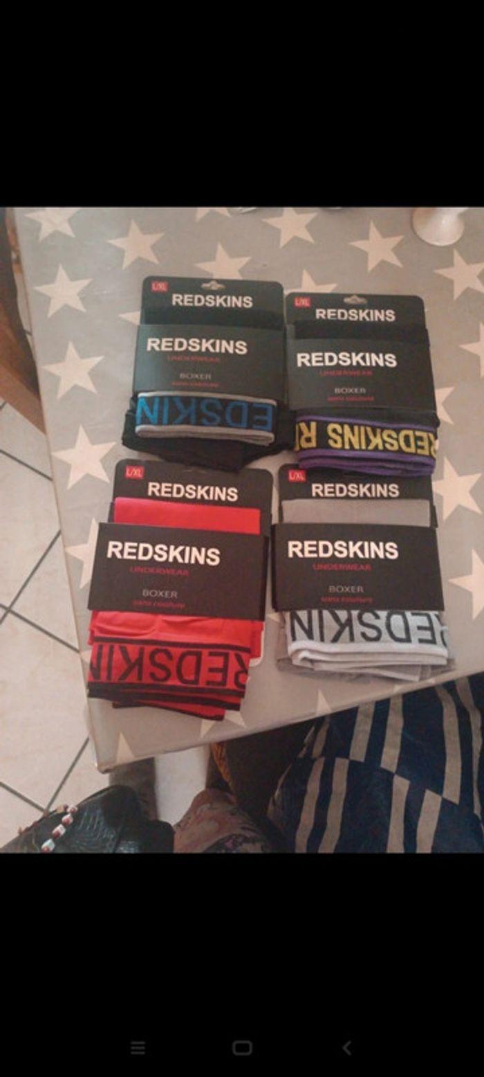 Lot de 4 boxers redskins L/XL - photo numéro 1