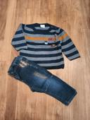 Ensemble Tao 12mois jean et pull