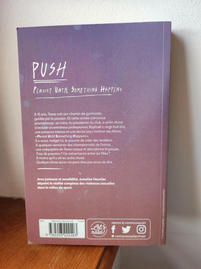 Livre "push" de Annelise heurtier - photo numéro 2