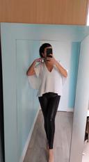 Zara blouse voile taille M