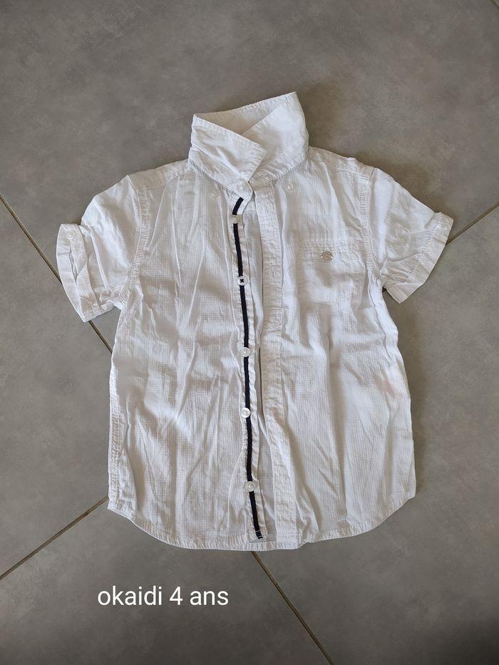 Chemise manches courtes Okaïdi 4 ans