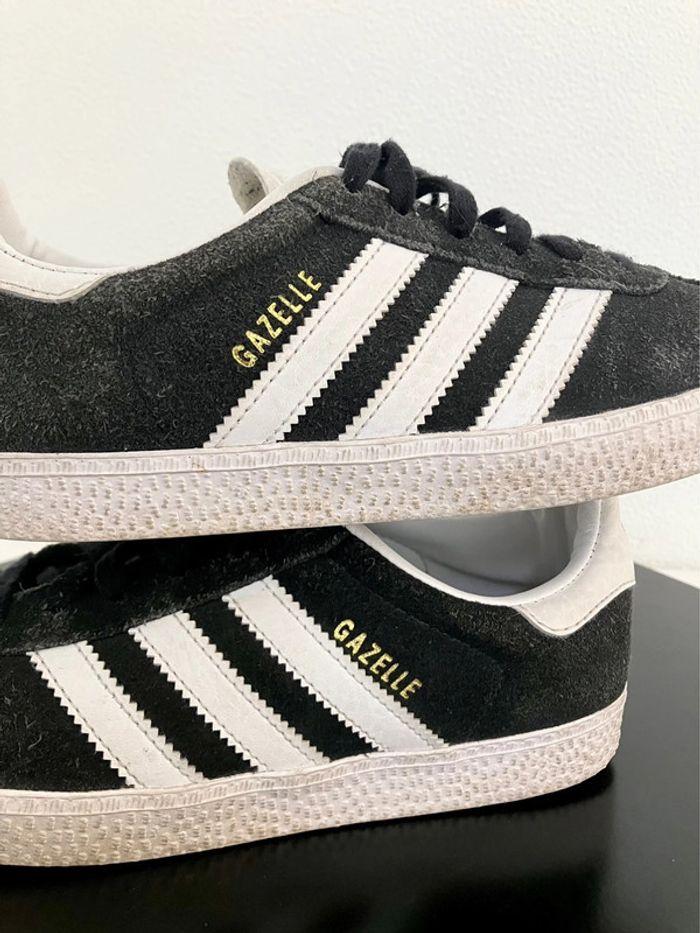 Adidas Originals Gazelle Black/White - photo numéro 2