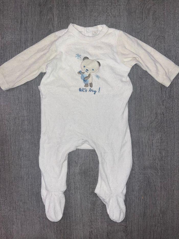 Lot de grenouillère pyjama d’hiver bébé - photo numéro 4