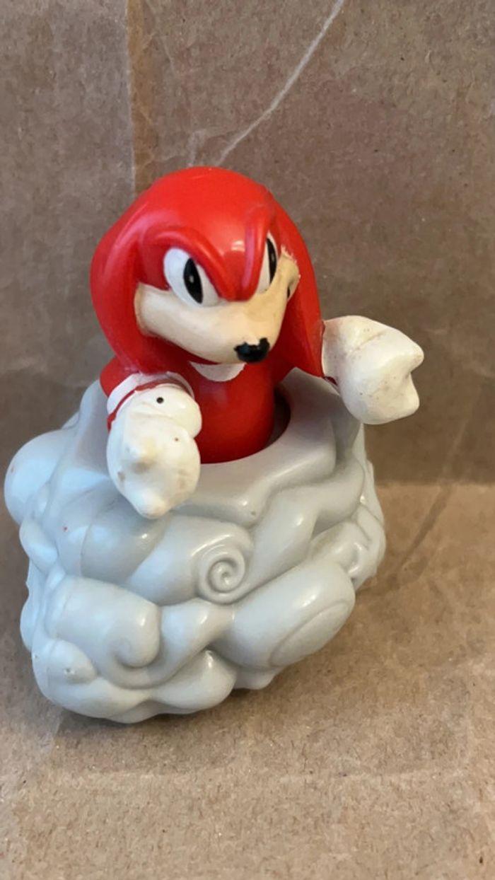 Mac Donald’s 1993 - Rare et collector lot de 3 jouets Sonic, Knuckles et Robotnik 6 à 9 cm - photo numéro 3