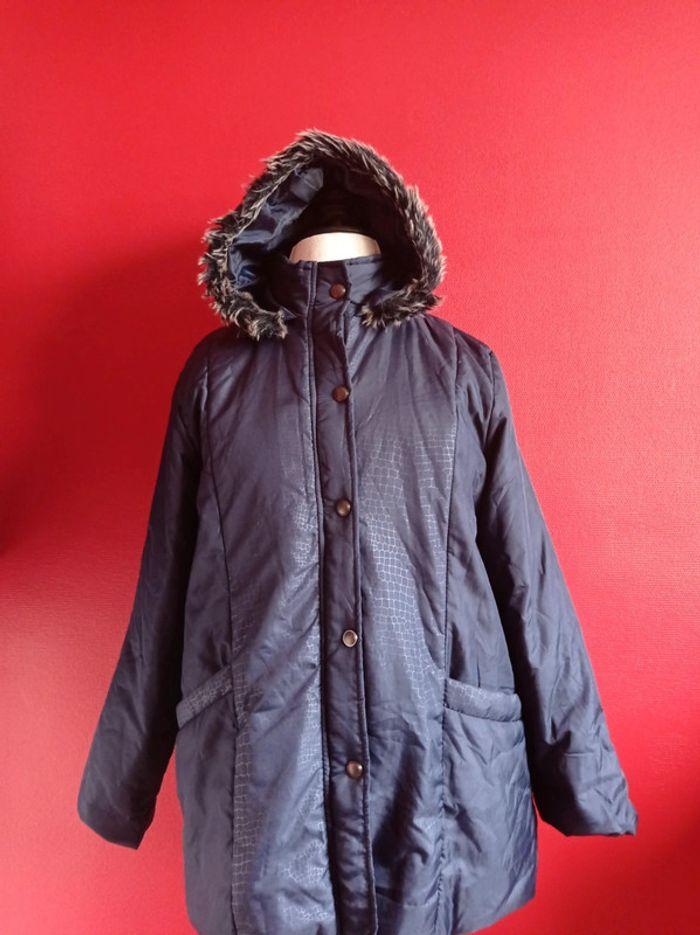 Veste matelassée légère taille 46 bleu marine - photo numéro 1