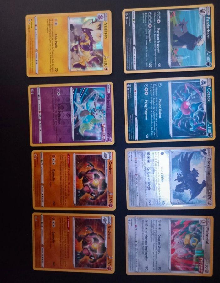 Lot cartes pokemon Poing de Fusion