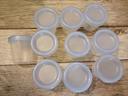 Lot de 10 pots Avent (2 adaptateur tire lait/ pot offert)