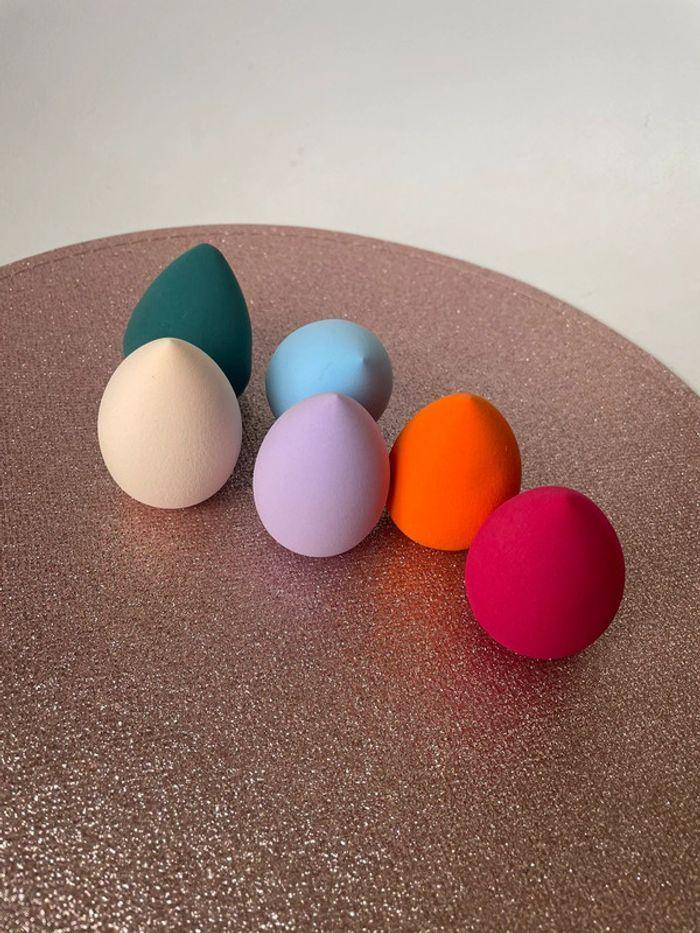 Lot 6x éponge à maquillage beauty blender - photo numéro 2