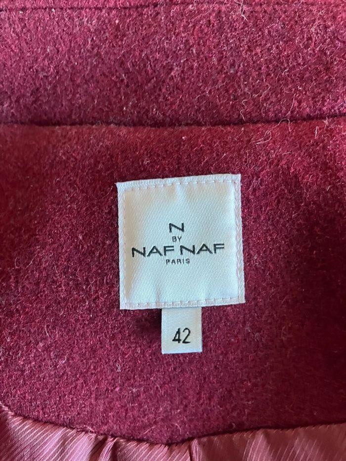 Manteau Nafnaf prune - photo numéro 3