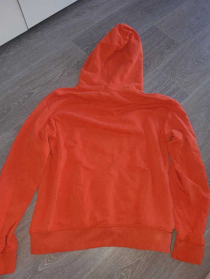 Sweat a capuche corail orange - photo numéro 2