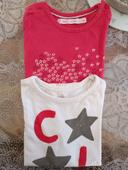 Lot de 2 tee shirts manches longues